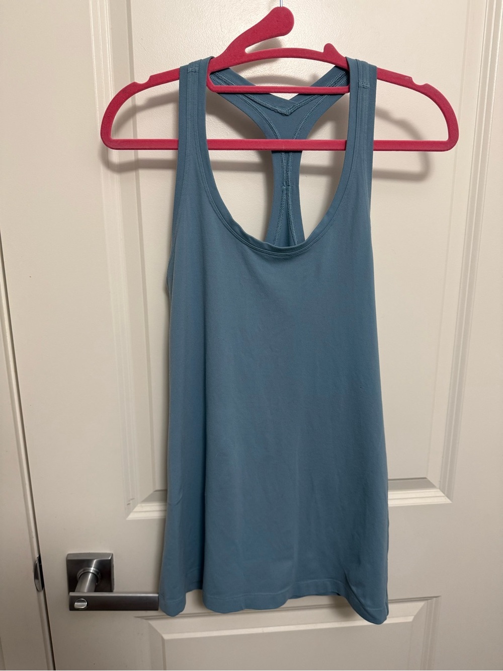 lululemon athletica Dusty Blue Racerback Tank Top